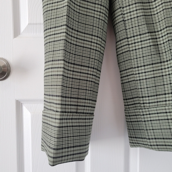 Michael Kors Collection Plaid Crop Pants - Picture 9 of 15